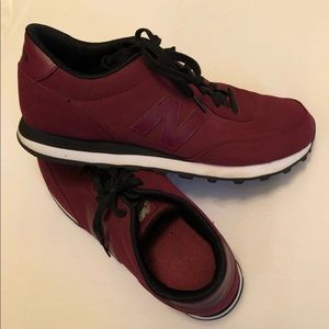 Men’s New Balance 501 Burgundy Sneakers